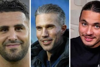 Anis Hadj Moussa Riyad Mahrez Robin Van Persie