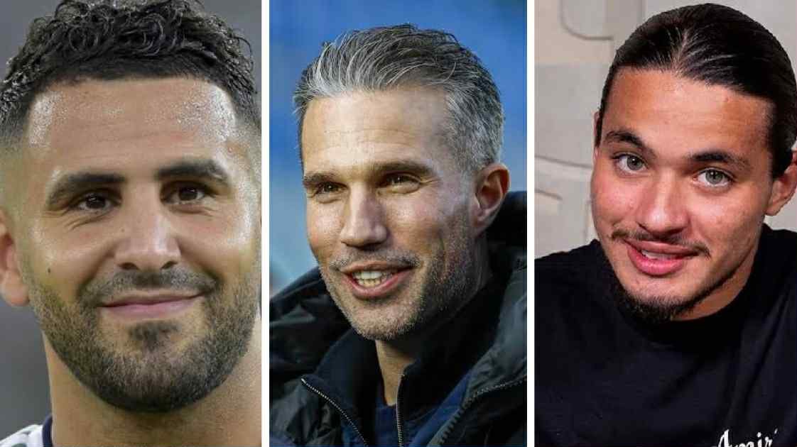 Anis Hadj Moussa Riyad Mahrez Robin Van Persie