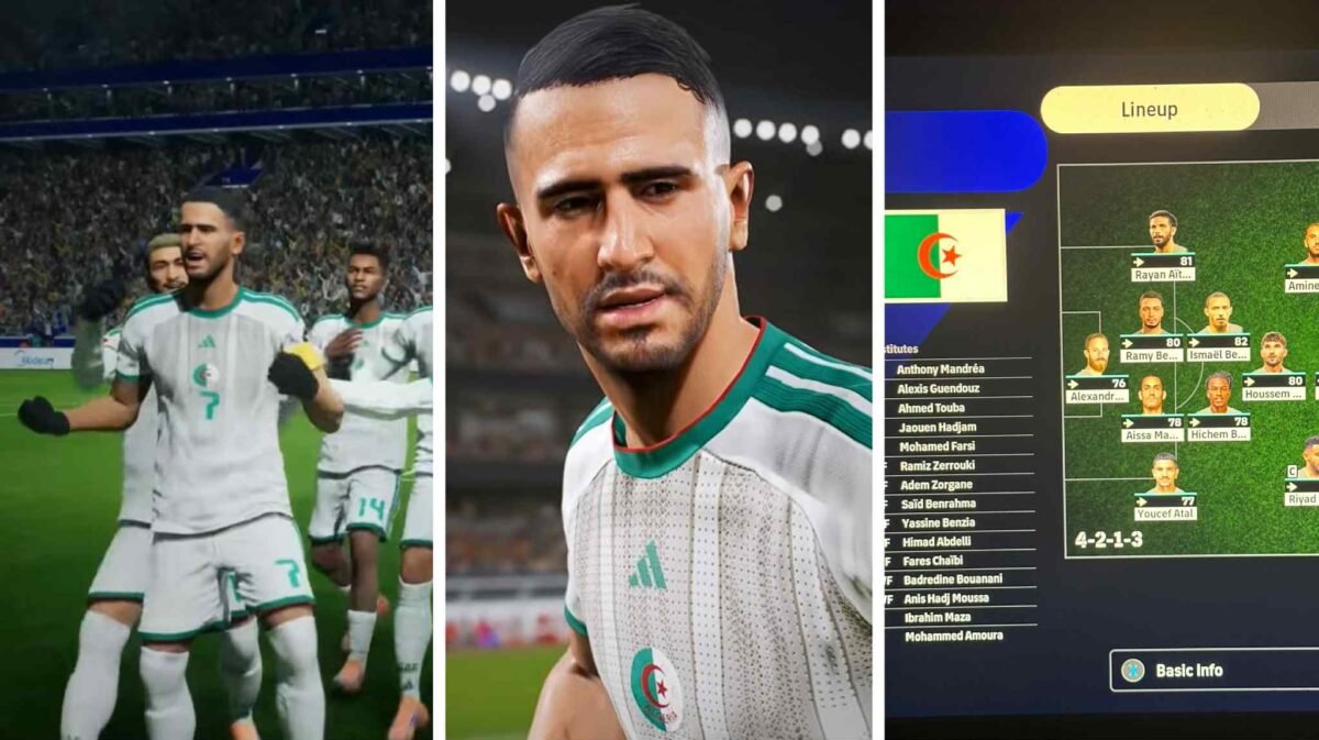 Algérie sur eFootball de Konami