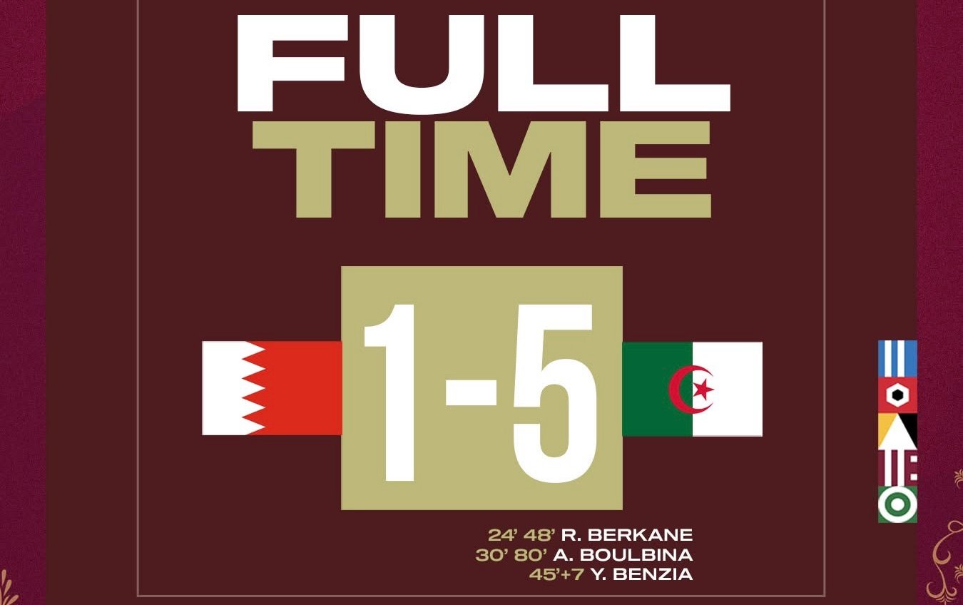 Algérie Bahreïn 5-1