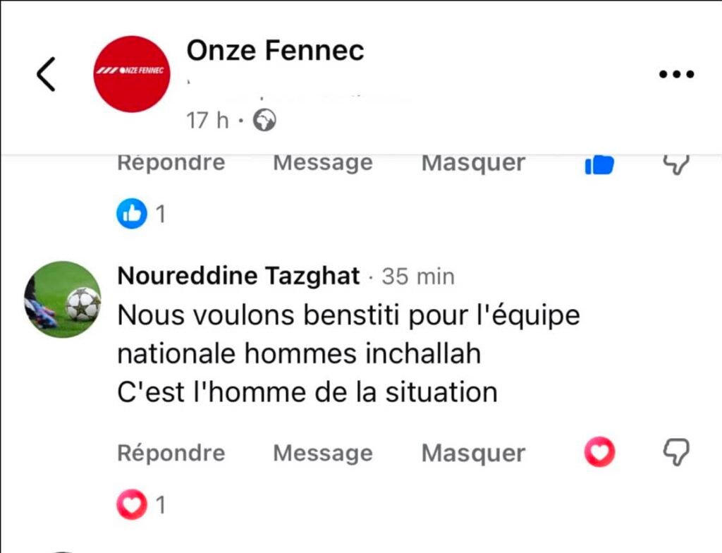 Après son succès avec les femmes, Farid Benstiti réclamé chez les hommes 2 Benstiti
